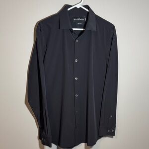 Mizzen+Main black Dress Shirt medium